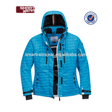 Новый дизайн Открытый Европейский с капюшоном Лыжная куртка для мужчин